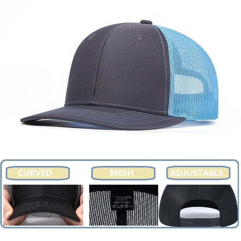 Men Caps Flat Hat Hip Hop Snapback Fancy Rivet Baseball Cap Street Dance Cap Trendy Mesh Visor Youth Boys Girls