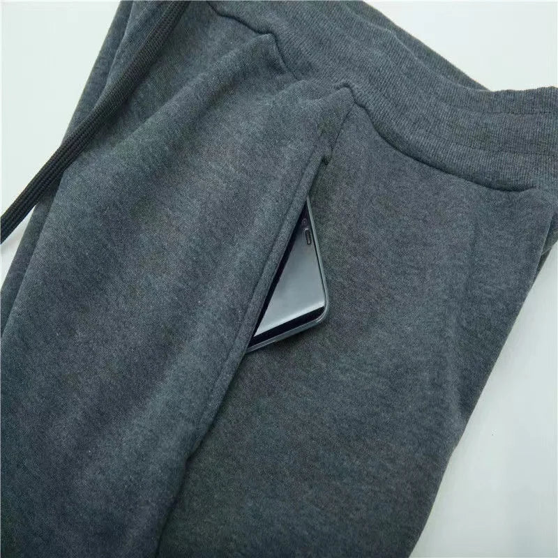 Stylish Men's High-Quality Sports Pants, Fashionable Casual Printed Running Pants, Suitable for Spring and Autumn Jogging