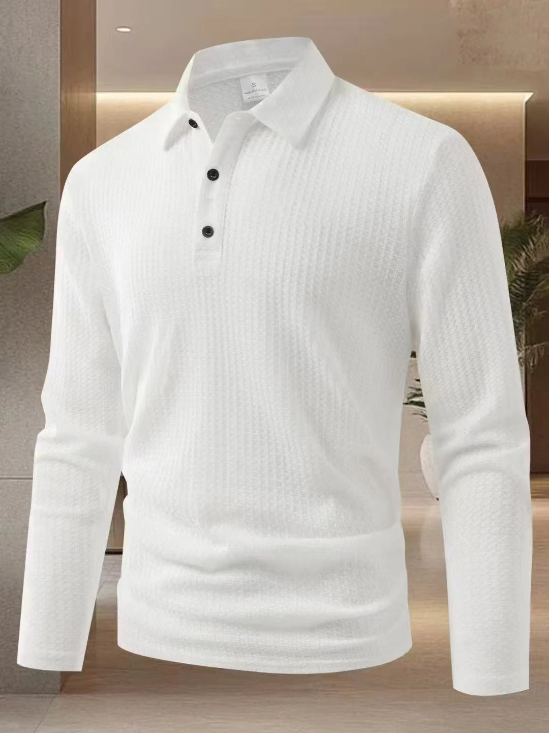 Men Long Sleeve Polo Shirt High Quality Male Clothing Office Polos T-shirt Business Poloshirt Casual Fashion Polo T Shirt Men