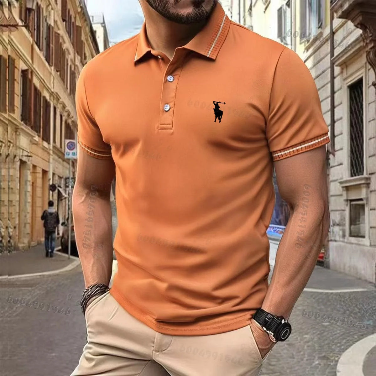 Men's casual polo shirt - Daily versatile trendy high-quality comfortable breathable soft skin-friendly oversized top