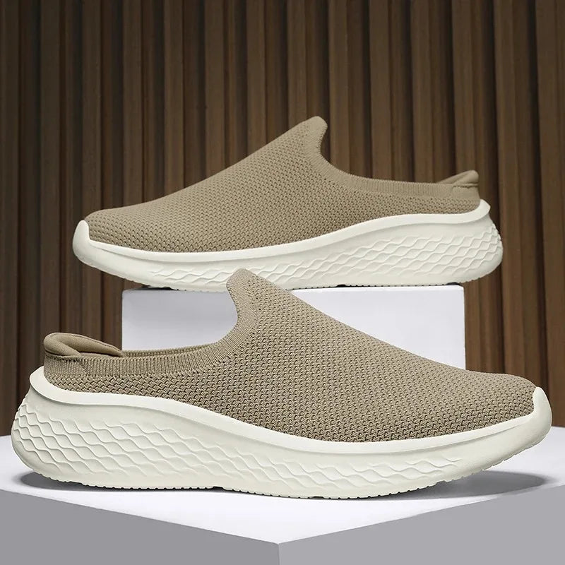 Men Sneakers Breathable Lightweight Soft Zero Drop Sole Barefoot Wide-toed Shoes Fashion Men Casual Shoes Outdoor Running Shoes