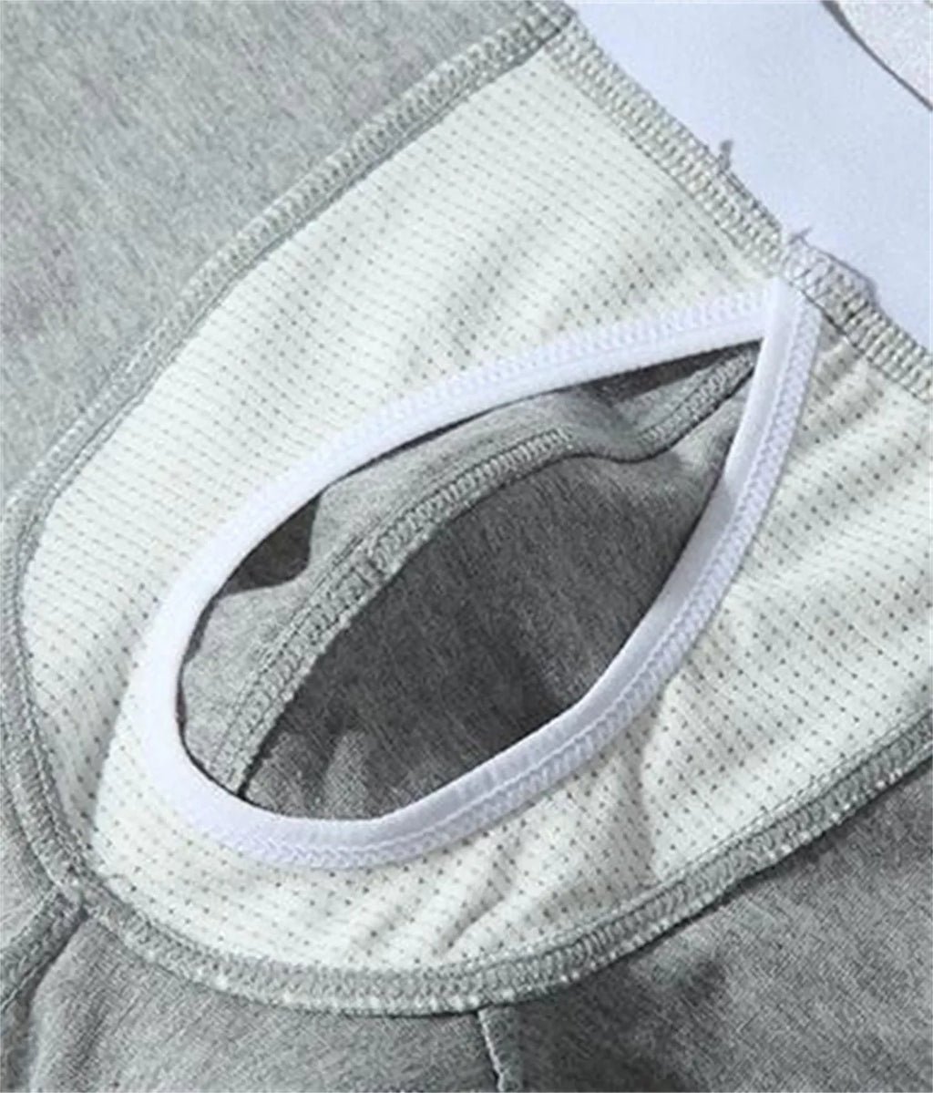2026 Summer Fashion Personality Creative Comfortable Mid Waist Flat Angle Separation Men's Boxers Breathable Sexy Thin Panties