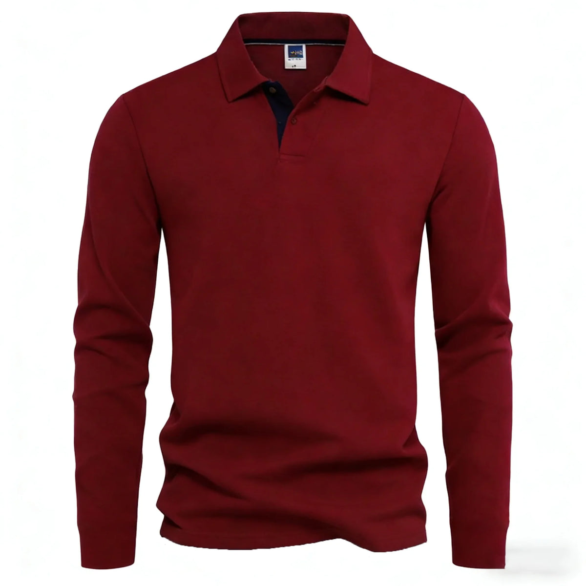 95% Cotton Long Sleeve T Shirts Men Casual Brand Homme Clothing Hombre Tee Tops Fashion Tshirt Black White Polo T-Shirts For Men