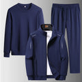 Men Tracksuits 3 Pieces Mens Hoodies and Sweatpants Set Spring and Autumn Tracksuit Unisex Jogging Suit Fashion Brand Mens 8XL