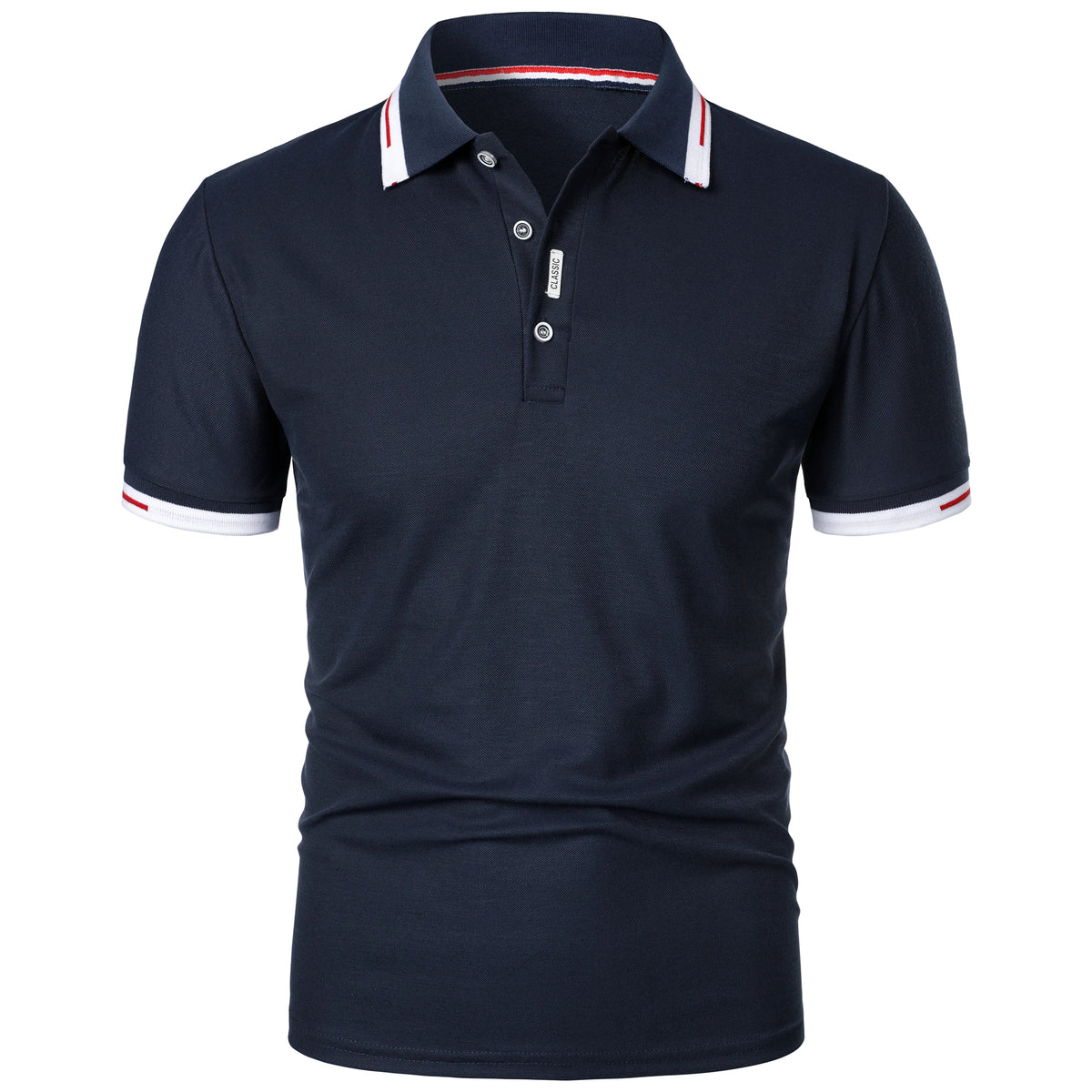 Men's new Polo shirt T-shirt summer men's short-sleeved intercolored lapel