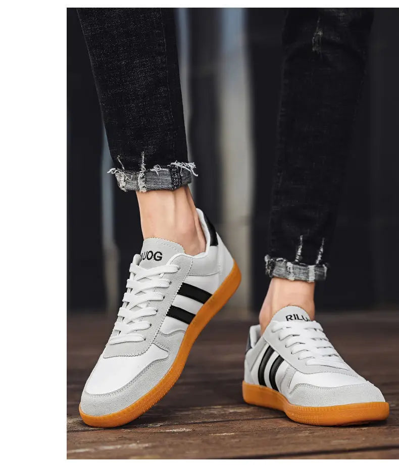 Men's Sneakers Trendy Spring Breathable Fashionable Board Shoes Thick Bottom Versatile Soft Bottom Casual Sneakers